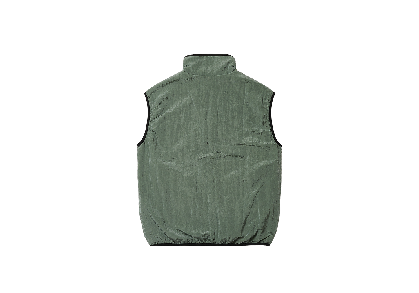 REVERSIBLE FLEECE GILET MINT / BLACK