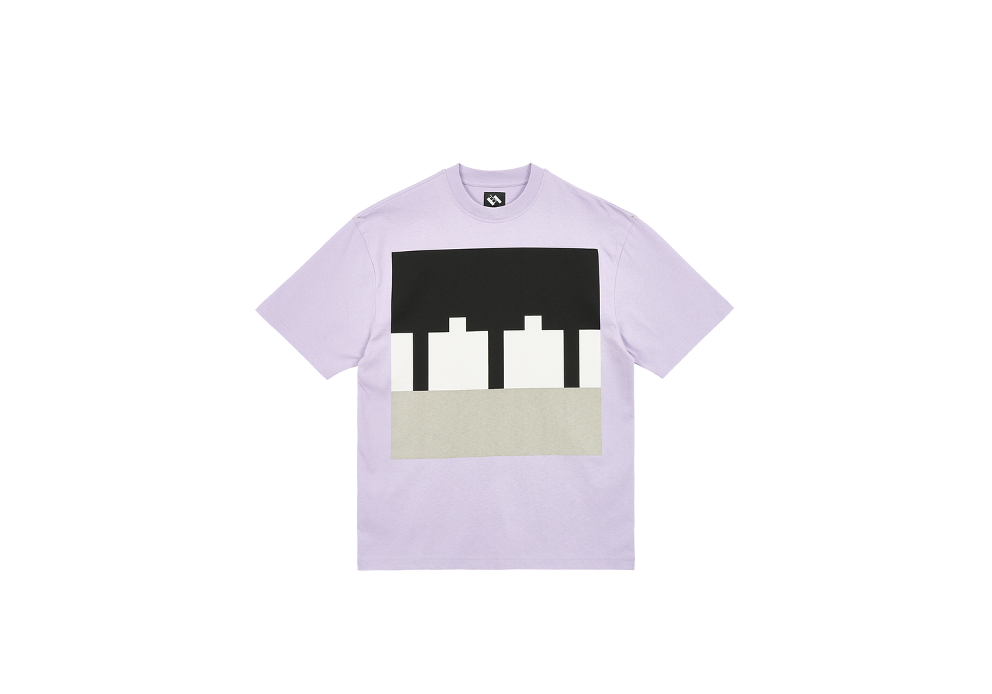 BLOCK T-SHIRT LAVENDER