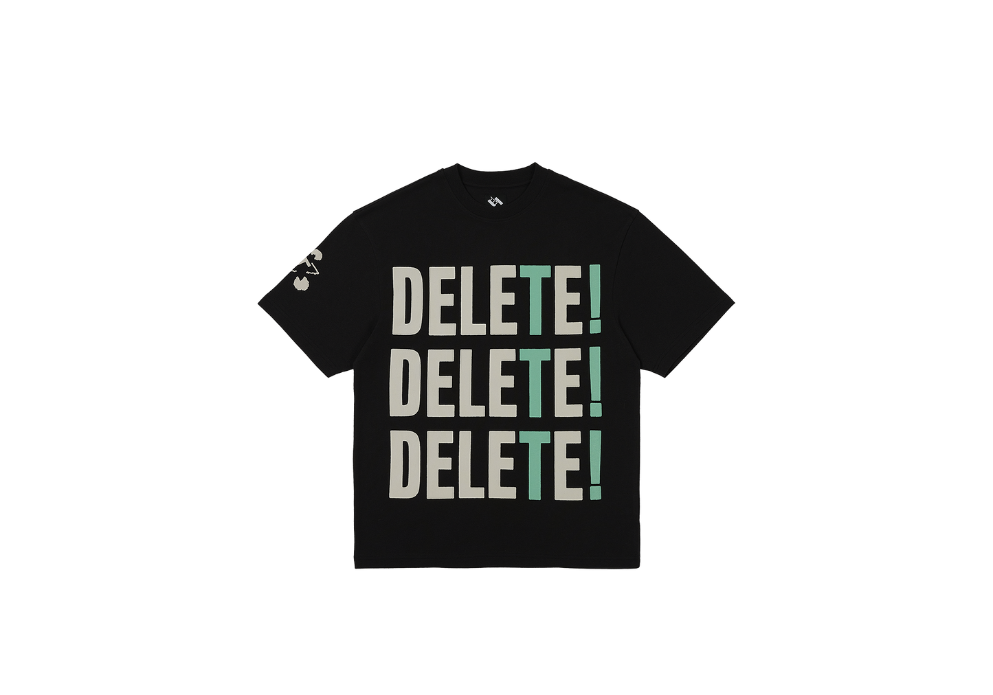 DELETE! T-SHIRT BLACK