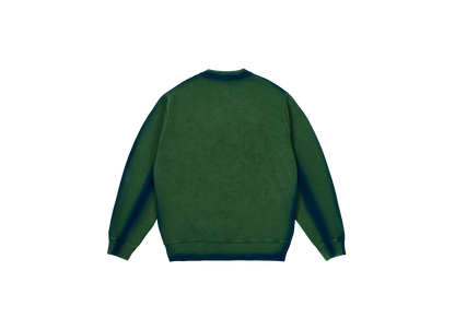 TTT OVERDYED CREW GREEN/BLUE