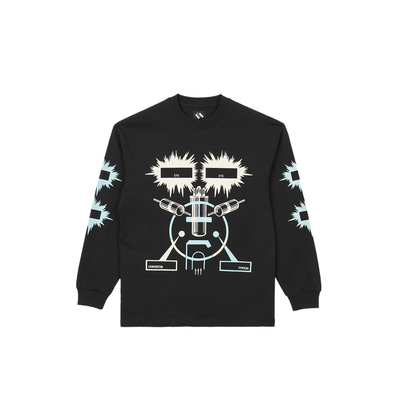 EYE CHEEK LONGSLEEVE BLACK