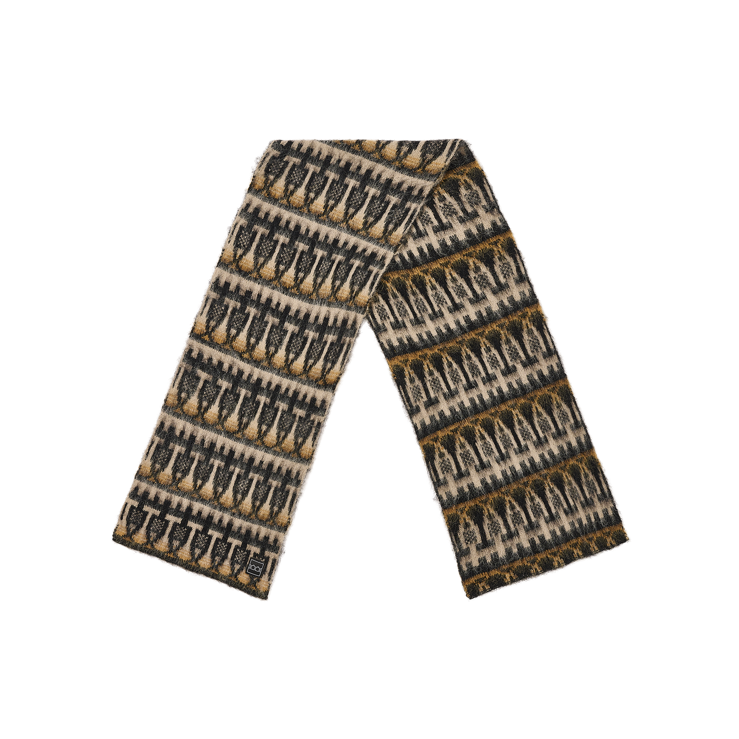 TTT KNITTED REPEAT SCARF MULTI