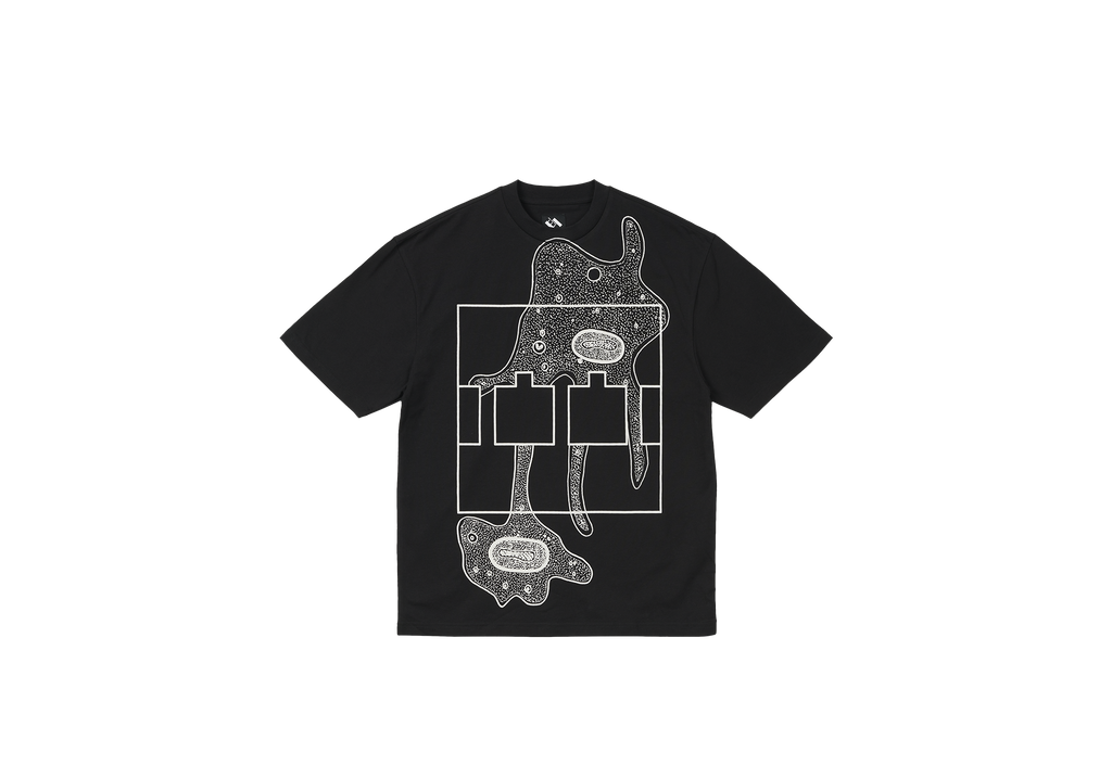 AMOEBA BLOCK T-SHIRT BLACK