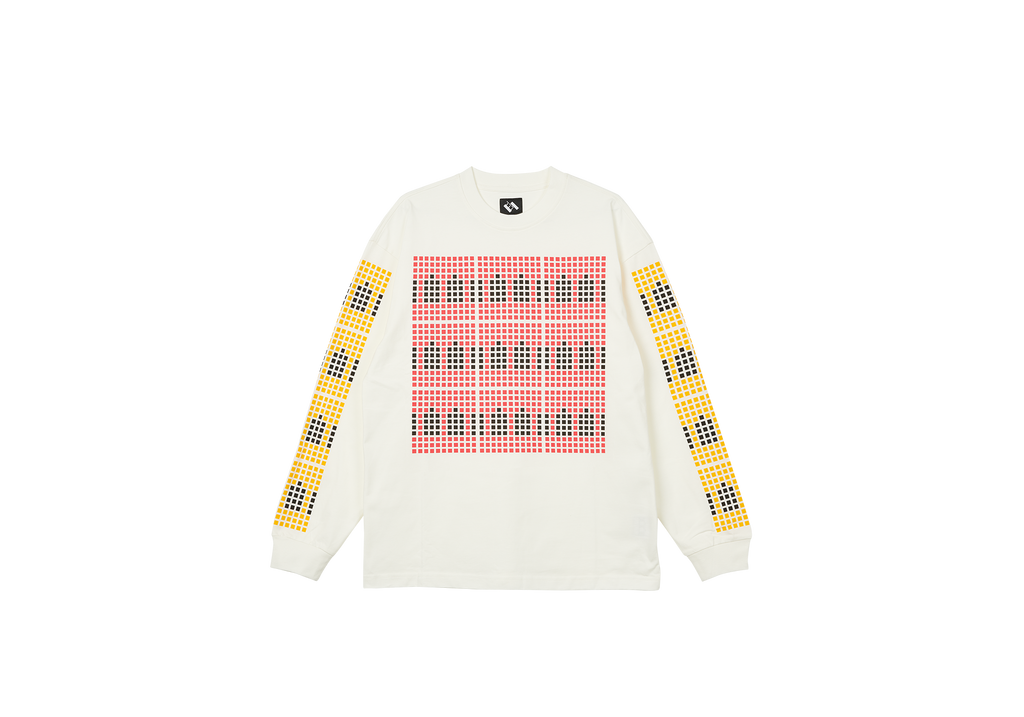 TTT CHECKERED LONGSLEEVE WHITE